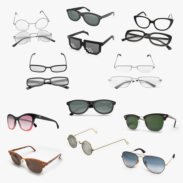 sun glasses 3d model 3d model of sun glasses