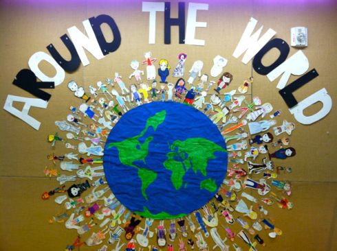 around the world bulletin board ideas Around the world bulletin board set 63