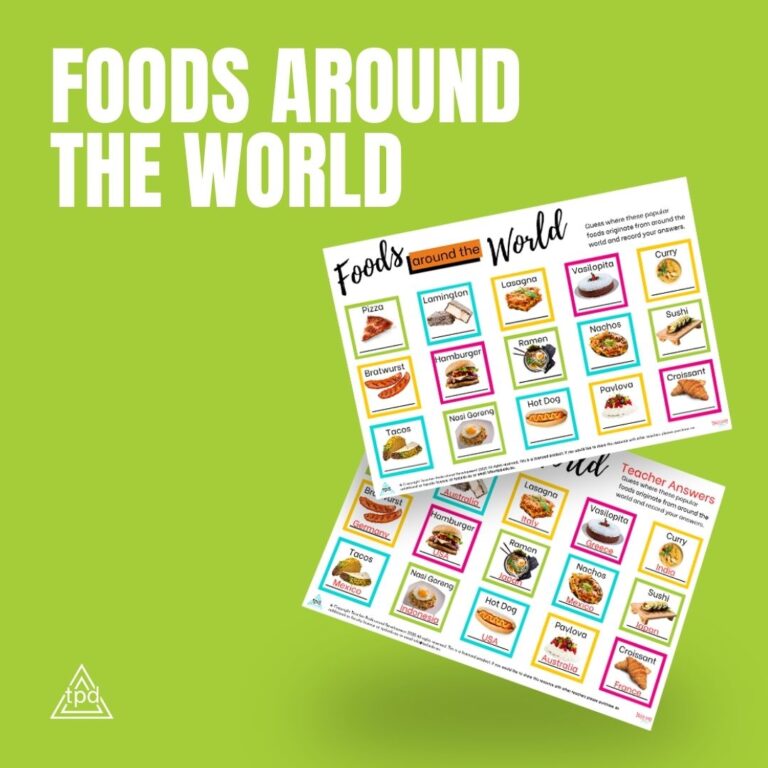 different foods from around the world World around foods