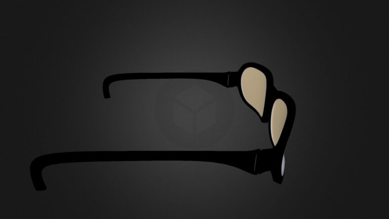 glasses 3d model sketchfabv Glasses-3d-model