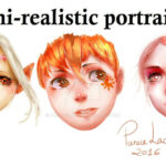 semi-realistic face 3d modeling Pin op character models