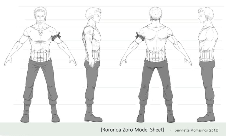 anime character design sheet 3d modeling Anime character design sheet