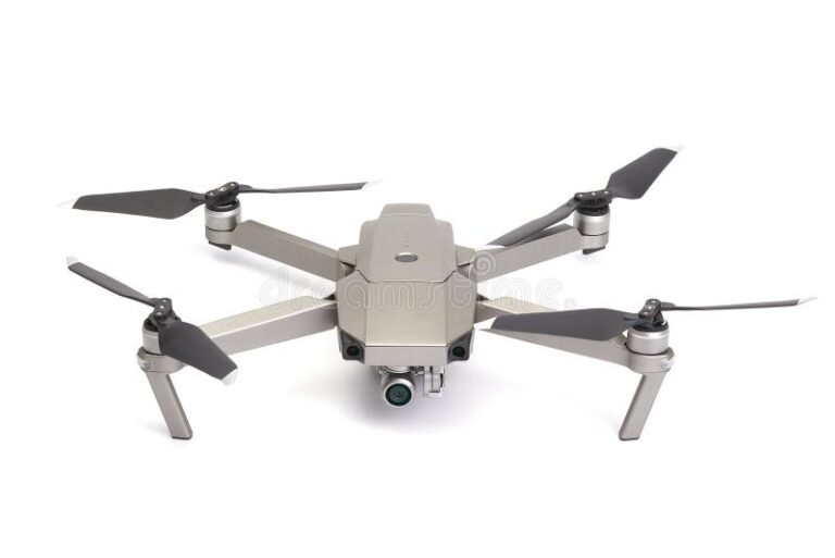 dji drone white background Dji air 2s drone on white background stock image