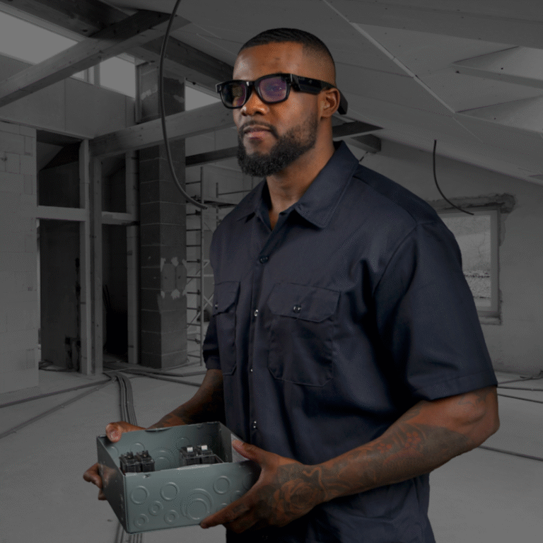 vuzix glasses at football stadium Vuzix shield