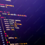 background image for code editor Code background editor web programming javascript stock photo