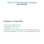 different types of programming languages Two types of programming languages