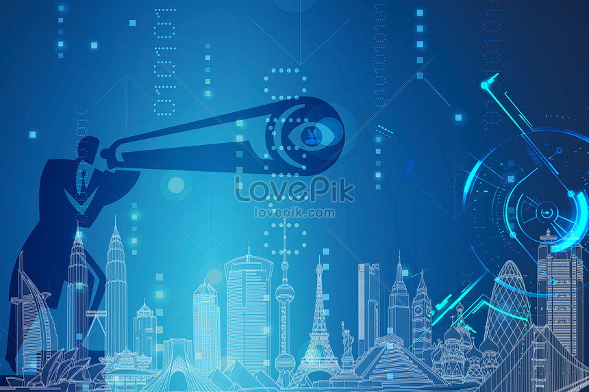 Looking forward to the future creative image_picture free download