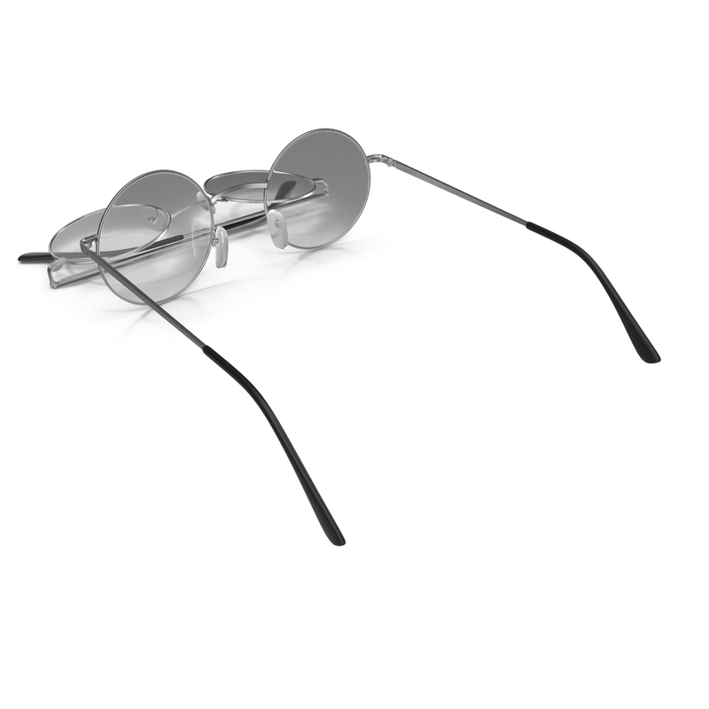 glasses set 3d obj