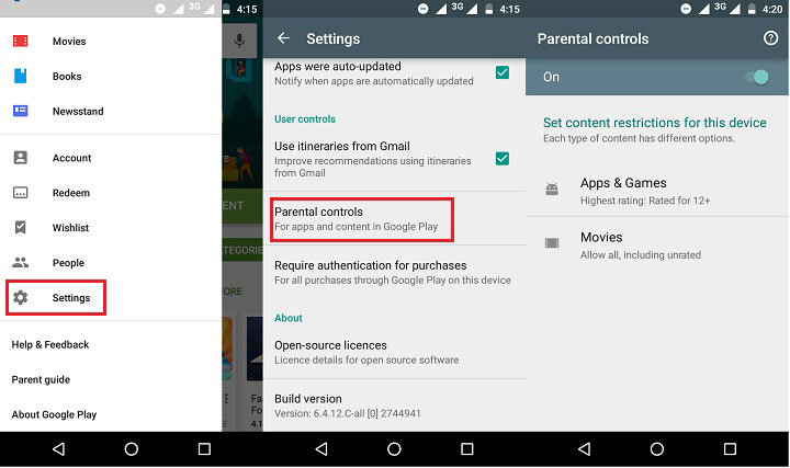 google play store parental controls Quick guide to setup parental controls on google play store google play store parental controls Quick guide to setup parental controls on google play store
