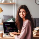 coding laptop and calender Coding laptop