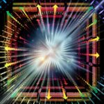 quantum computing space travel Computing quantum space stock illustration. illustration of explosion