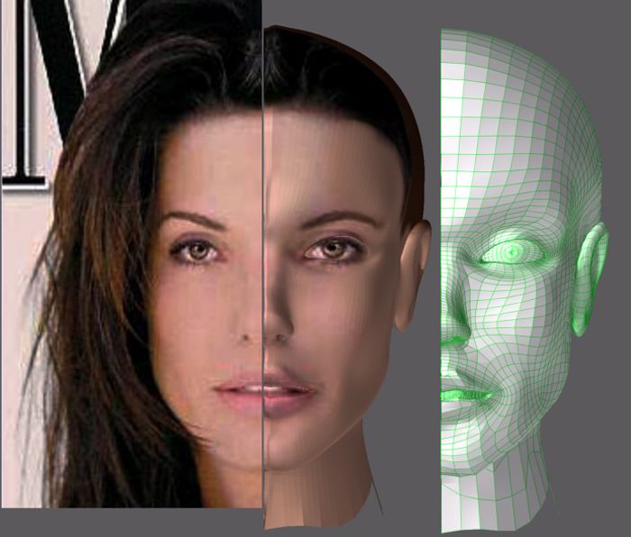 3D Face Modeling | 3d face model, 3d face, Face
