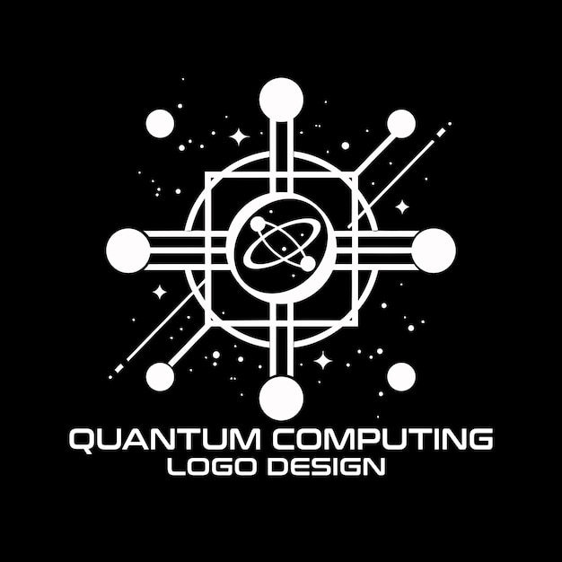 Quantum Computing Vector Logo Design