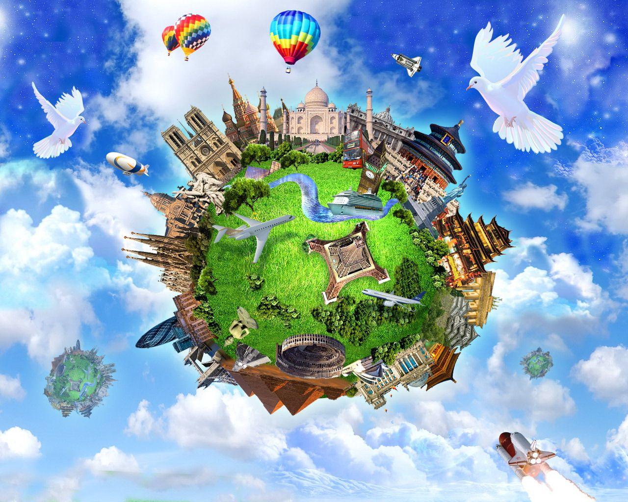 Around the World Wallpapers - Top Free Around the World Backgrounds