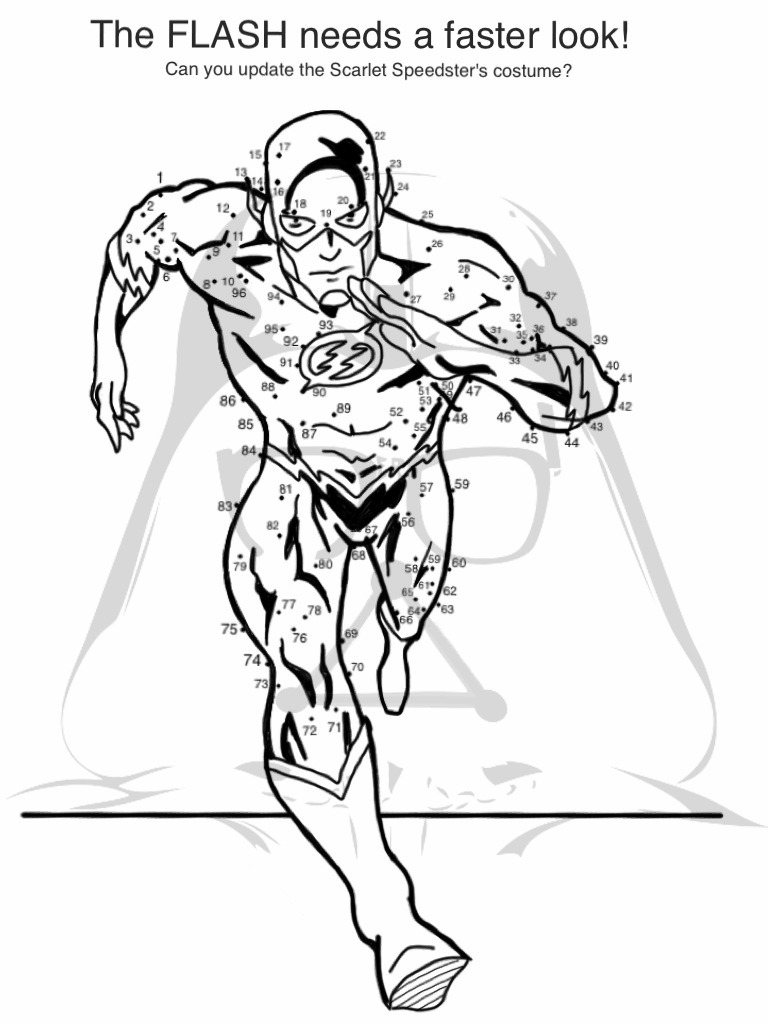 Barry Allen The Flash Coloring Book Pages Coloring Pages