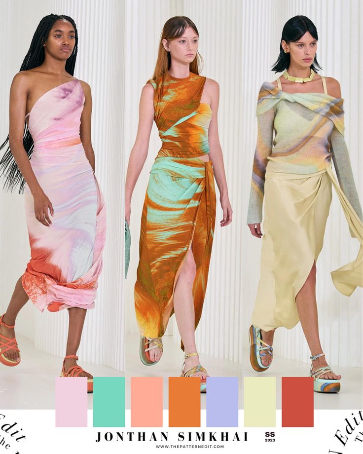 Color of the Year 2024: WGSN Apricot Crush Color Palettes