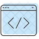 code editor with orange s symbol Editor code