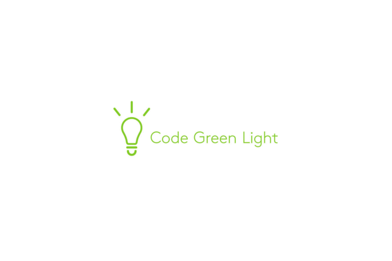 code editor with green logo Green code logo template #70448