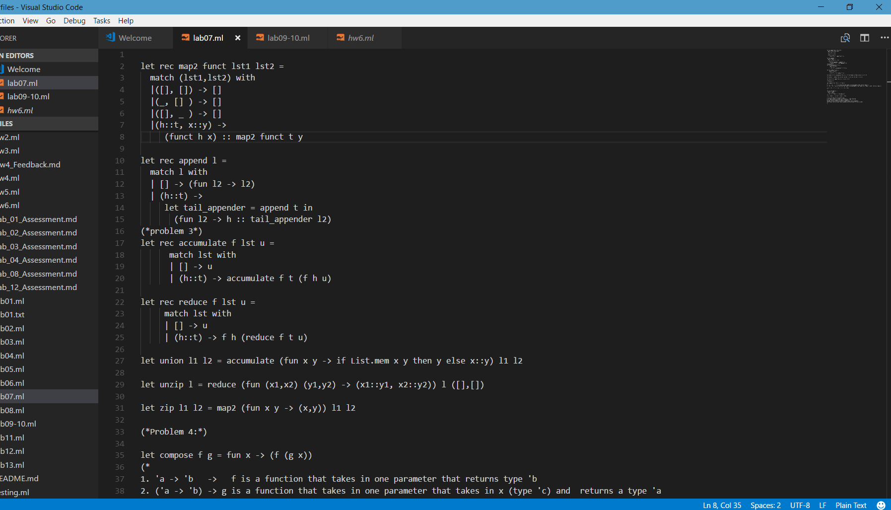 Visual Studio Code - All white text? - Stack Overflow