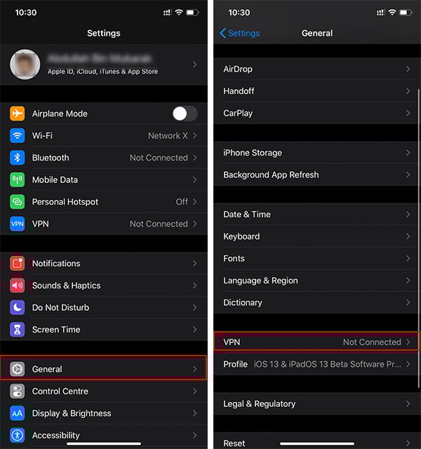 iphone settings screen with vpn How to use vpn on iphone iphone settings screen with vpn How to use vpn on iphone