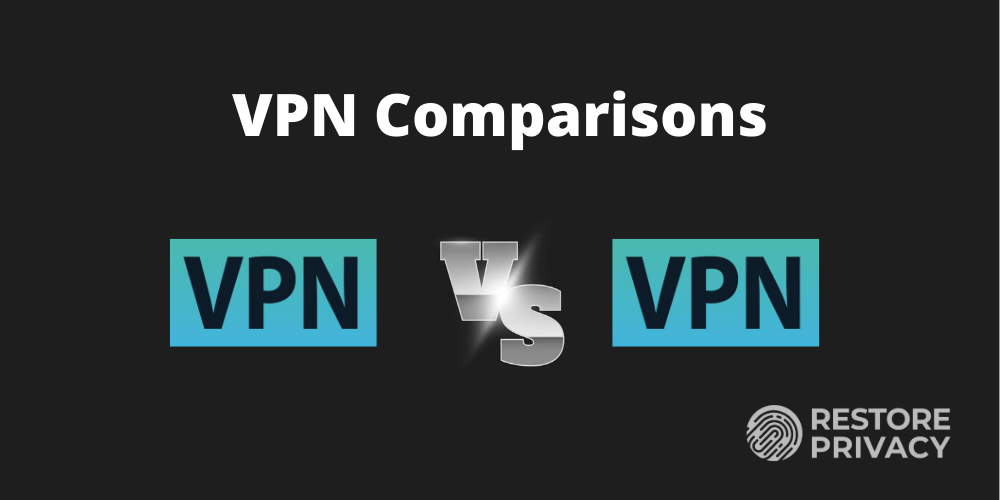 A detailed VPN comparison chart showing various VPN services and their attributes.
