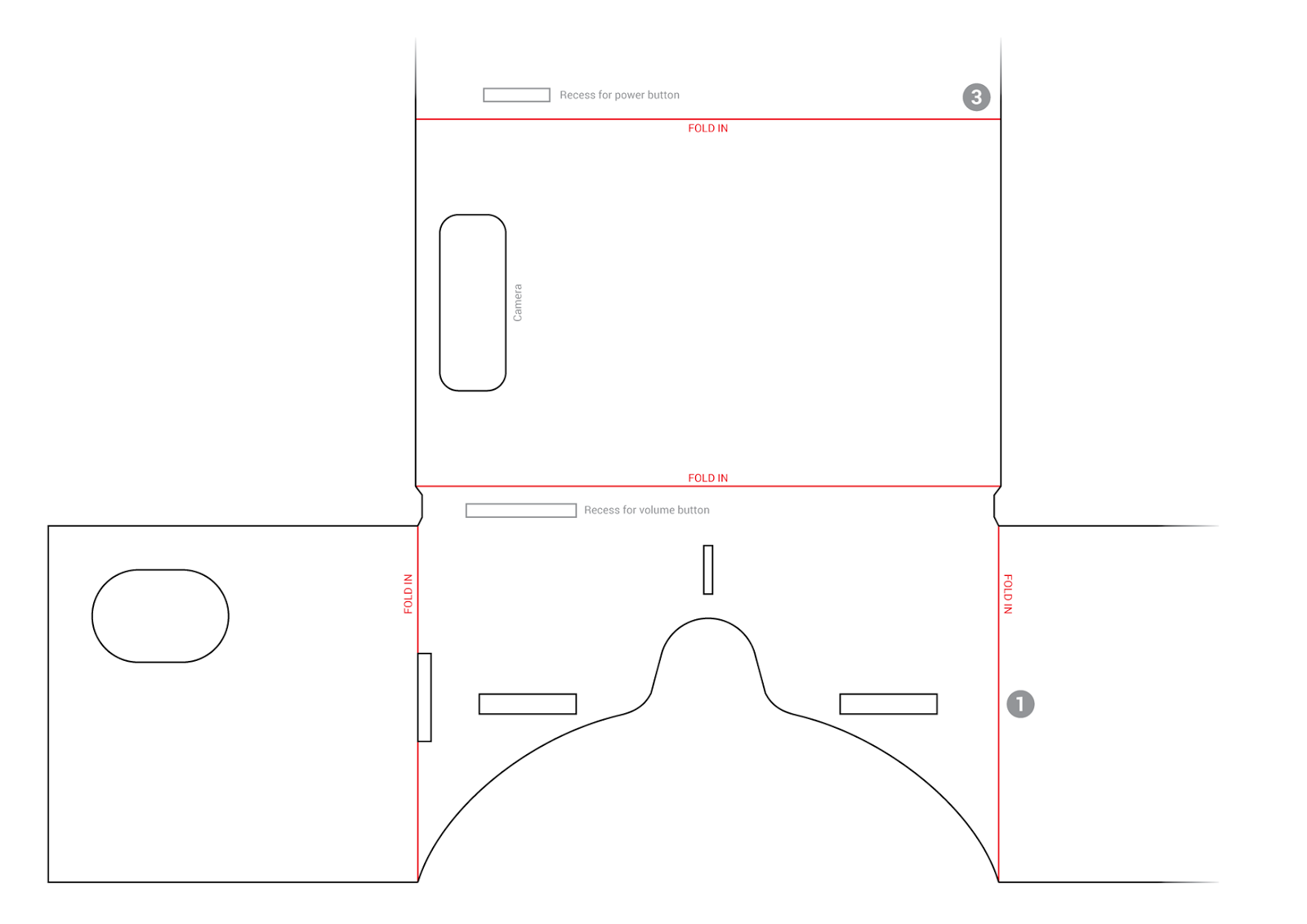 Cardboard Vr Headset Template