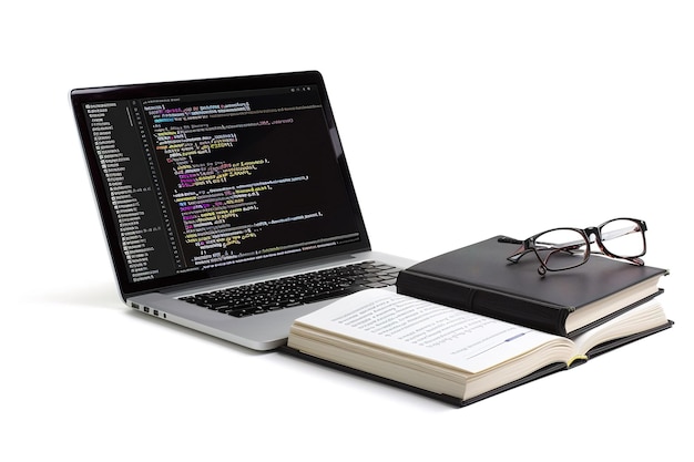 laptop photo with coding and no background coding laptop images