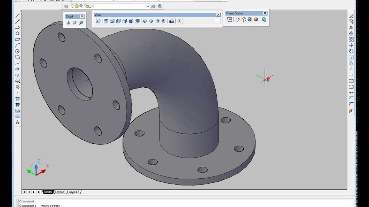 Autodesk Autocad 3d Modeling Tutorial 3 Between Cad C - vrogue.co
