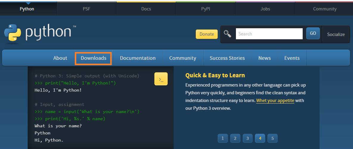 Python Installation