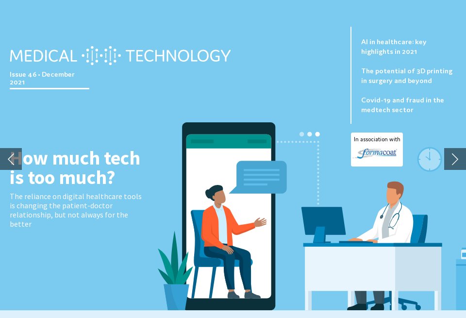 The future of 3D printing in healthcare - Medical Technology | Issue 46