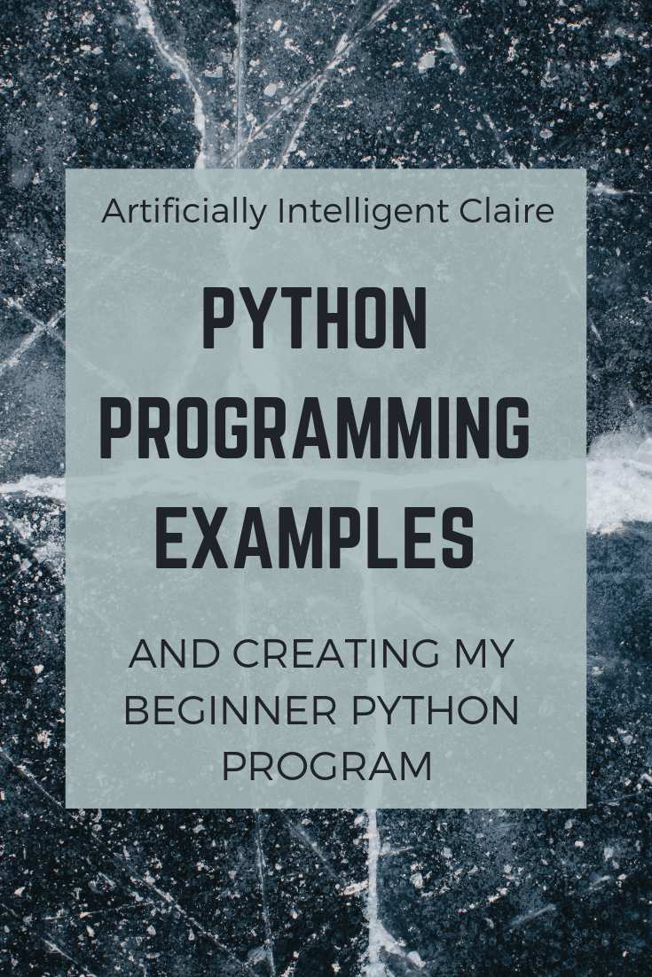 python programming examples for beginners 5 python programming examples and projects for beginners – artofit
