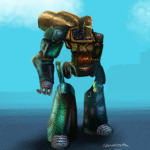 python on android illustration Premium ai image