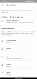 google play parental controls How to set parental controls on google play store in 2025