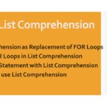 list comprehension python advanced Python list comprehension