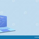 image of laptop with coding code screen 3d laptop and program code development. web coding concept. laptop with