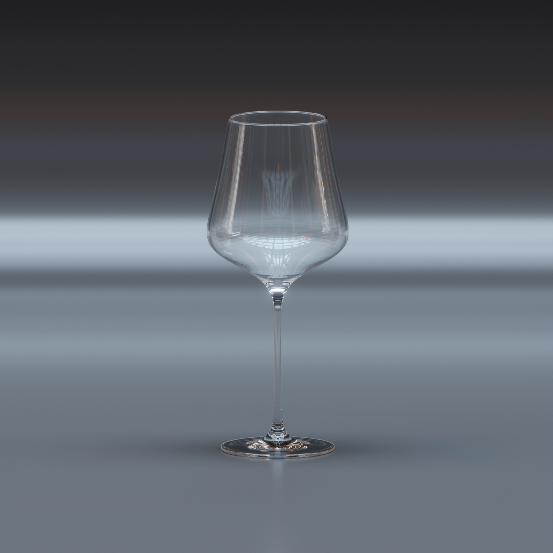 Elegant 3D Glass Drinkware Model