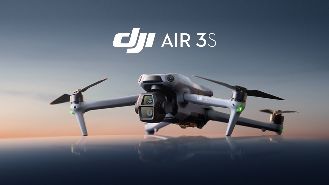 DJI Drone with Dual Cameras Shooting 4K 60FPS HDR Video