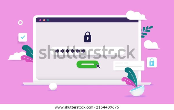 25,053 Laptop Lock Screen Images, Stock Photos & Vectors | Shutterstock