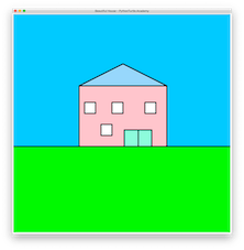 how to make a house in python for beginners A beautiful house – python and turtle