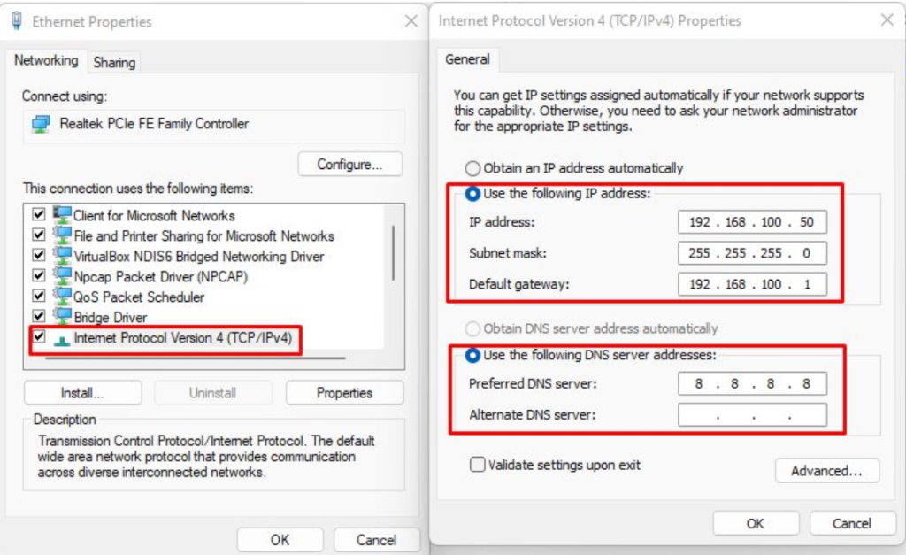ip add